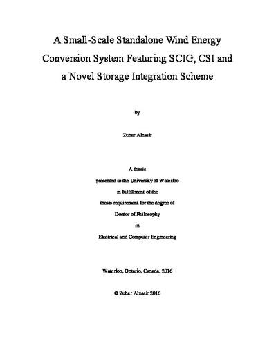 PDF Small Scale Renewable Energy Control Systems