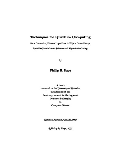 quantum computing thesis pdf