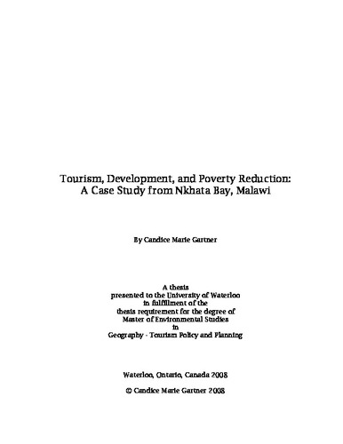 poverty reduction thesis